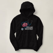 Neuro Neurochirurg Neurologie Neurochirurgie Bra Hoodie (Design voorkant)