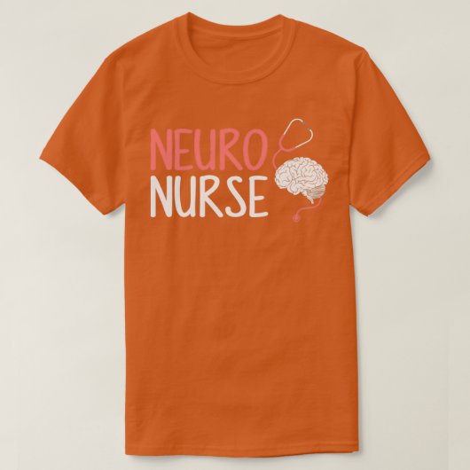 Neuro Neurse neurologie hersenwetenschappen 4 T-shirt (Design voorkant)