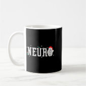 Neuro Nurse Brain Santa Hat Neuroscience Nursing C Koffiemok (Links)