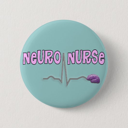 Neuro Nurse Gifts Ronde Button 5,7 Cm (Voorkant)