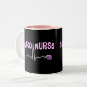 Neuro Nurse Gifts Tweekleurige Koffiemok (Voorkant links)