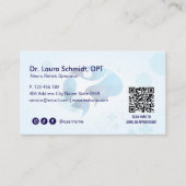 Neuro Rehab Business | Minimalist White Visitekaartje (Voorkant)