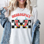 Neuro Spicy, Autisme, ADHD, Retro Neurodiversiteit T-shirt