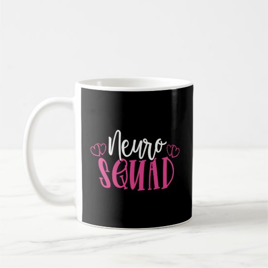 Neuro Squad Medical Neuroscience Neurology Verplee Koffiemok (Links)