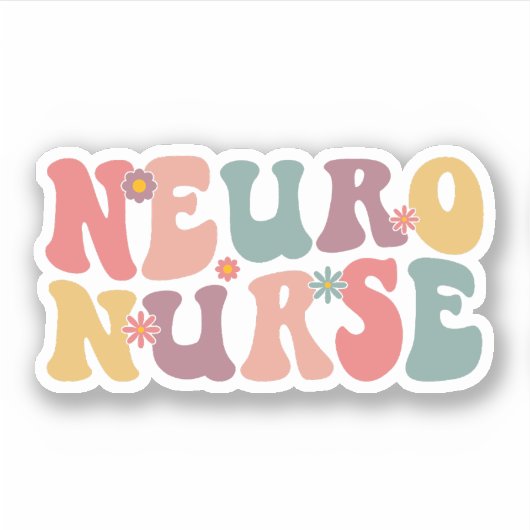 Neuro Verpleegkundige, Neuro Verpleegkundige, Neur Sticker (Voorkant)