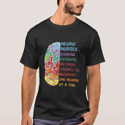 Neuro Verpleegkundige Werk School Grappig Team Squ T-shirt (Voorkant)