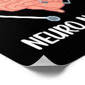 Neuro Zures Stethoscoop Neurologie Verpleegkunde Poster (Hoek)