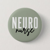 Neuro Zurse Neuroscience verpleegkundige appreciat Ronde Button 5,7 Cm (Voorkant)