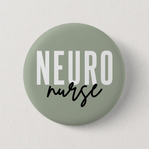 Neuro Zurse Neuroscience verpleegkundige appreciat Ronde Button 5,7 Cm