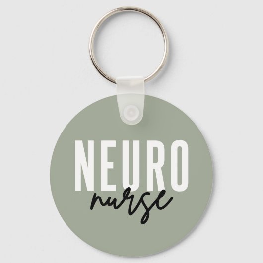 Neuro Zurse Neuroscience verpleegkundige appreciat Sleutelhanger (Voorkant)