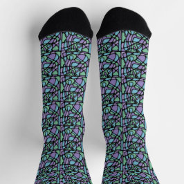 Neuroart Gebrandschilderde Soks met All-Over-Print Sokken