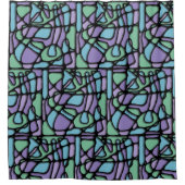 Neuroart Glas in lood Douchegordijn (Voorkant)