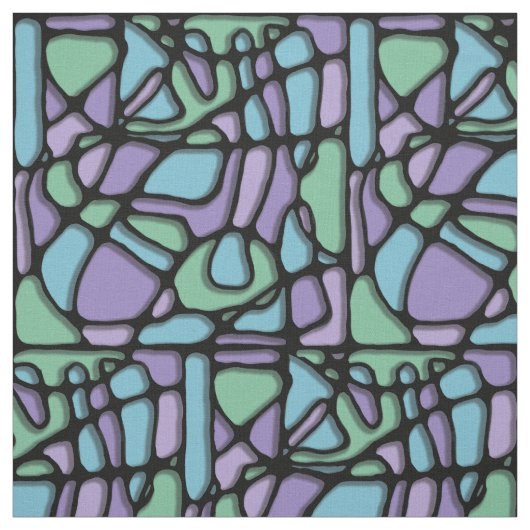 Neuroart Glas in lood Stof (Swatch)