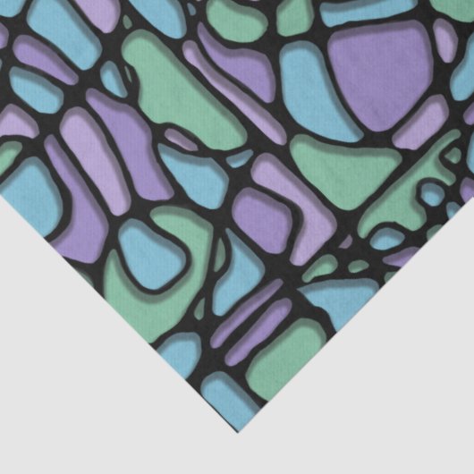 Neuroart Glas in lood Tissuepapier (Detail)