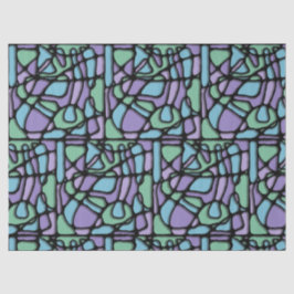 Neuroart Glas in lood Tissuepapier