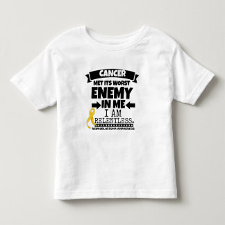 Neuroblastoma-kanker kreeg zijn ergste vijand bij kinder shirts
