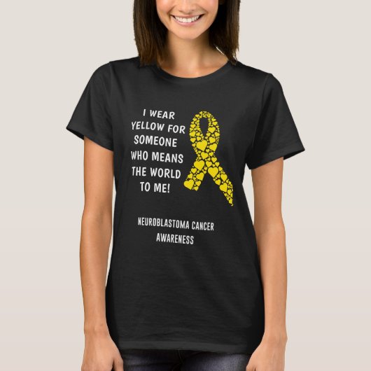Neuroblastoma kanker t-shirt (Voorkant)
