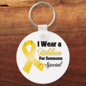 Neuroblastoma Ribbon Special Sleutelhanger (Voorkant)