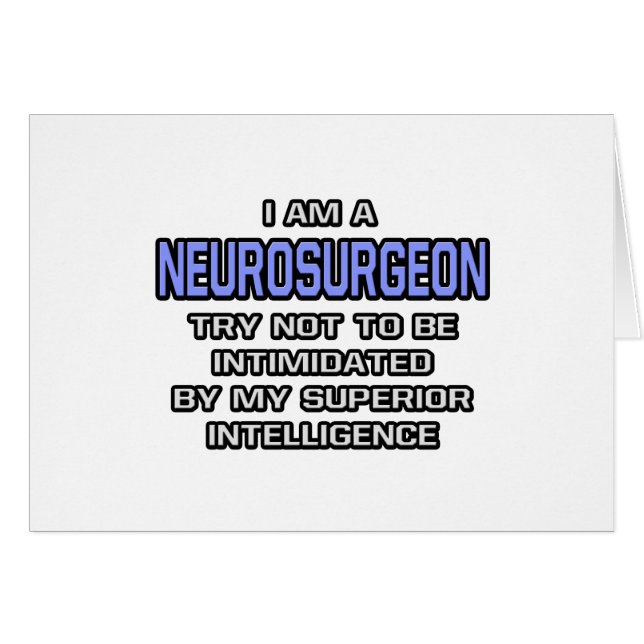 Neurochirurg grapt ... Superieure intelligentie (Voorkant Horizontaal)