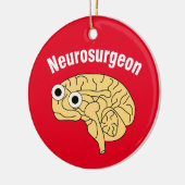 Neurochirurg hersenen keramisch ornament (Links)