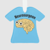 Neurochirurg hersenen ornament (achterkant)