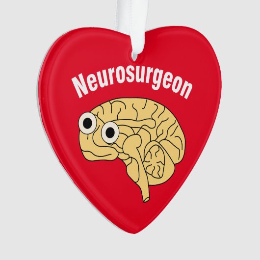 Neurochirurg hersenen ornament (voorkant)