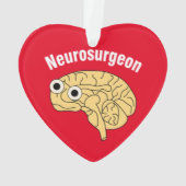 Neurochirurg hersenen ornament (achterkant)