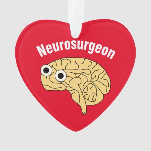 Neurochirurg hersenen ornament (achterkant)