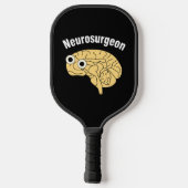 Neurochirurg hersenen pickleball paddle (Achterkant)