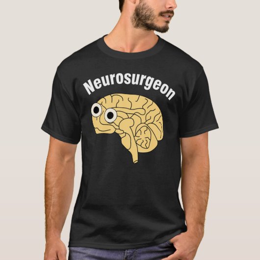 Neurochirurg hersenen t-shirt (Voorkant)