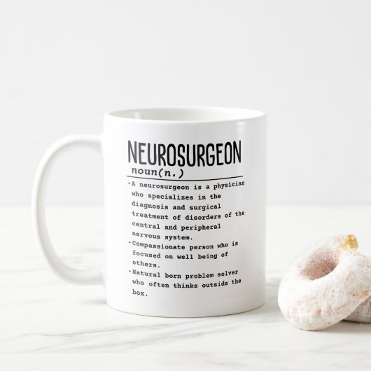 Neurochirurg Koffiemok (Met donut)