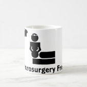 Neurochirurgie Freak Coffee Cup (wit) Koffiemok (Center)