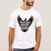 Neurodivergence Humor Emotional Support Vulture  T-shirt (Voorkant)