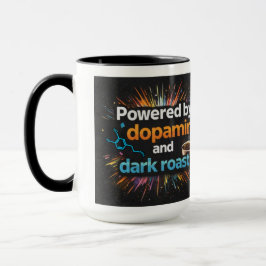 Neurodivergent Aangedreven door Dopamine Koffie Mok