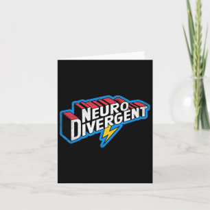Neurodivergent ADHD Autisme Held ASS vieren Neur Kaart