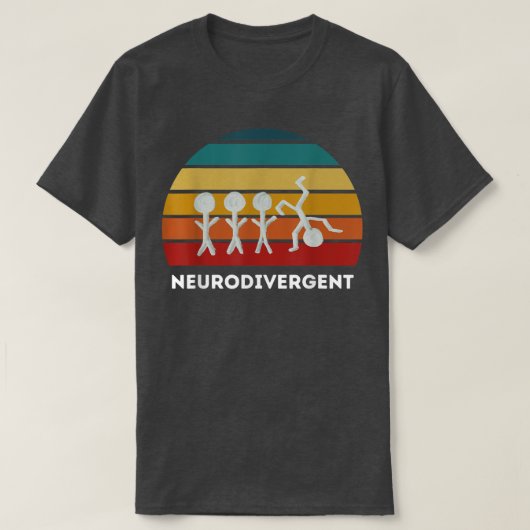 Neurodivergent ADHD T-shirt (Design voorkant)