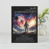 Neurodivergent Autistische verjaardagsfeestje uitn Kaart (Staand voorkant)