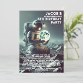 Neurodivergent Autistische verjaardagsfeestje uitn Kaart (Staand voorkant)