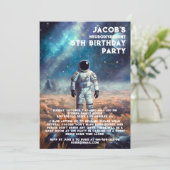 Neurodivergent Autistische verjaardagsfeestje uitn Kaart (Staand voorkant)