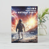 Neurodivergent Autistische verjaardagsfeestje uitn Kaart (Staand voorkant)