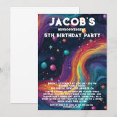 Neurodivergent Autistische verjaardagsfeestje uitn Kaart (Voorkant / Achterkant)