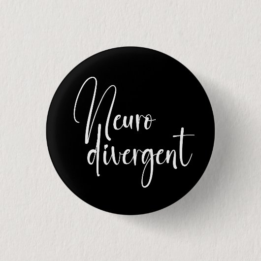 neurodivergent | Bewustzijn van neurodiversiteit Ronde Button 3,2 Cm (Voorkant)