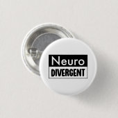 neurodivergent | Bewustzijn van neurodiversiteit Ronde Button 3,2 Cm (Voorkant /achterkant)