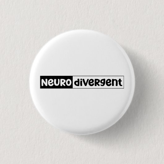 neurodivergent | Bewustzijn van neurodiversiteit Ronde Button 3,2 Cm (Voorkant)