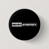 neurodivergent | Bewustzijn van neurodiversiteit Ronde Button 3,2 Cm (Voorkant)
