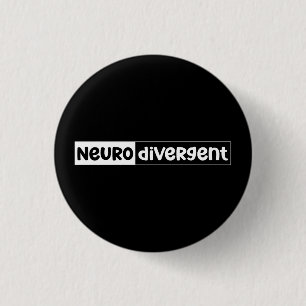 neurodivergent   Bewustzijn van neurodiversiteit Ronde Button 3,2 Cm