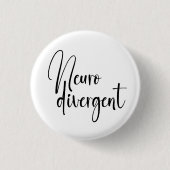 neurodivergent | Bewustzijn van neurodiversiteit Ronde Button 3,2 Cm (Voorkant)