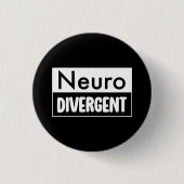 neurodivergent | Bewustzijn van neurodiversiteit Ronde Button 3,2 Cm (Voorkant)