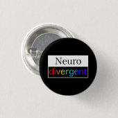 neurodivergent | Bewustzijn van neurodiversiteit Ronde Button 3,2 Cm (Voorkant /achterkant)