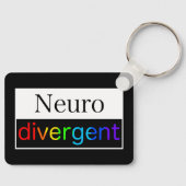 neurodivergent | Bewustzijn van neurodiversiteit Sleutelhanger (Voorkant)